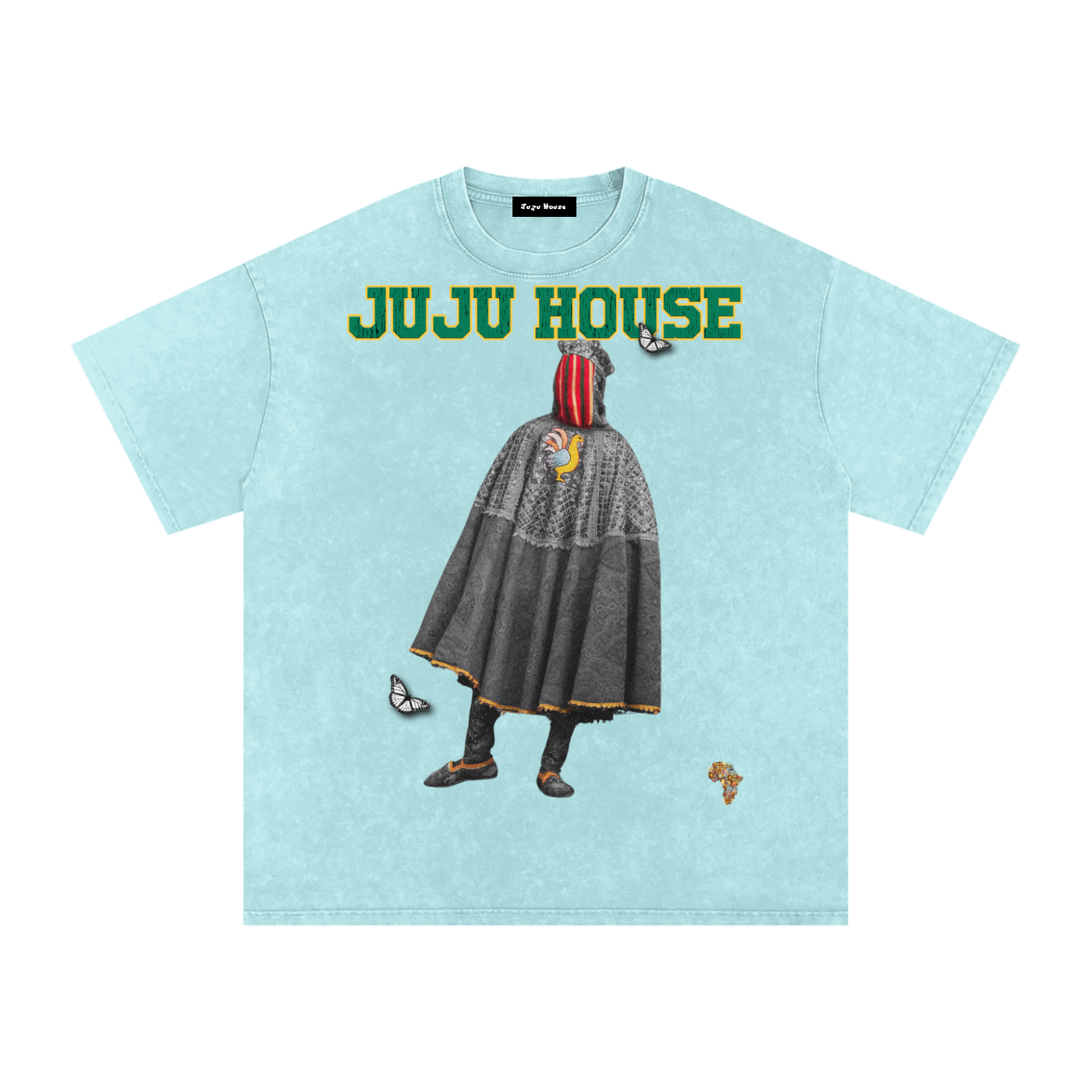 T-shirt oversize en coton délavé "EGUNGUN"